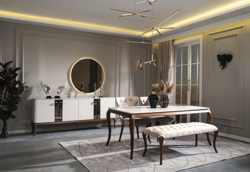 BELLA YEMEK ODASI (EKRU)