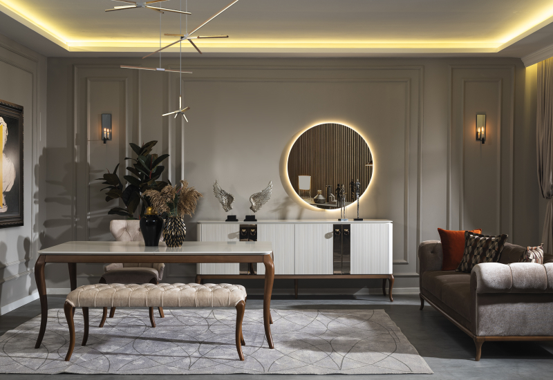 BELLA YEMEK ODASI (EKRU)